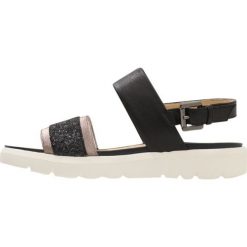 Klapki damskie: Geox AMALITHA Sandały black