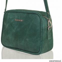 Skórzana torebka Brodrene Lund 9701-GREEN. Zielone torebki klasyczne damskie Pakamera. Za 161,00 zł.