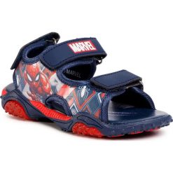 Sandały SPIDERMAN ULTIMATE - CP81-SS2023SPRMV Cobalt Blue. Niebieskie sandały chłopięce Spiderman Ultimate, ze skóry ekologicznej, bez zapięcia. Za 79,99 zł.