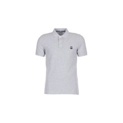 Koszulki polo z krótkim rękawem Benetton MADALO. Szare koszulki męskie Benetton, s, bez wzorów, z krótkim rękawem. Za 129,00 zł.