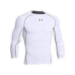 Under Armour Koszulka kompresyjna HG s, Koszulka kompresyjna HG z | XXL. Białe koszulki męskie Under Armour, s, bez wzorów, bez kołnierzyka, z długim rękawem, długie. Za 238,34 zł.