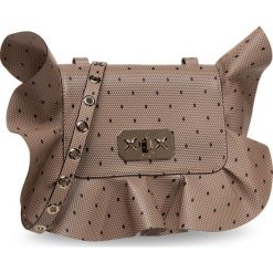 Torebka RED VALENTINO - UQ2B0C11 Nude/Ner N17. Brązowe listonoszki damskie Red Valentino, bez wzorów, ze skóry, bez dodatków. Za 2479,00 zł.