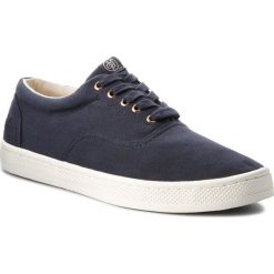 Tenisówki Marc O'Polo 702 23793501 605. Niebieskie półbuty męskie Marc O'Polo, bez wzorów, bez zapięcia. W wyprzedaży za 129,00 zł.