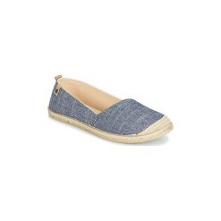 Espadryle Roxy FLORA II J SHOE DNM. Niebieskie espadryle damskie Roxy, bez wzorów, bez obcasa. Za 125,30 zł.