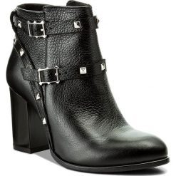 Botki BALDACCINI - 949000-C Czarny Groch. Czarne buty zimowe damskie marki Baldaccini, z materiału, na obcasie. W wyprzedaży za 269,00 zł.