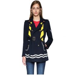 Desigual Płaszcz Damski Abrigo Morgane 18Swew83 5001 (Rozmiar 36). Niebieskie płaszcze damskie marki Desigual. W wyprzedaży za 339,00 zł.