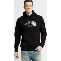 The North Face - Bluza. Czarne bluzy męskie The North Face, s, z nadrukiem, z bawełny, z kapturem, bez rękawów, z kapturem. Za 299,90 zł.