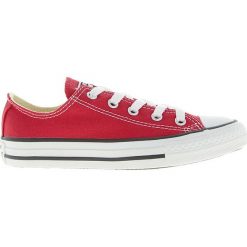 Converse - Tenisówki dziecięce Chuck Taylor All Star. Białe buty chłopięce sportowe marki Converse, z aplikacjami, z materiału, przed kostkę. W wyprzedaży za 139,90 zł.