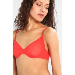 Biustonosze: Les Girls Les Boys SHEER NON PADDED BRA Biustonosz z fiszbiną lipstick red
