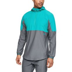 Under Armour Vanish Hybrid Kurtka Niebieski Szary. Szare płaszcze męskie Under Armour, na wiosnę, l, bez wzorów, z elastanu, bez kaptura. Za 378,95 zł.