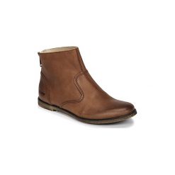 Kozaki Dziecko Kickers ROXANNA. Pomarańczowe kozaki dziewczęce marki Kickers. Za 293,30 zł.