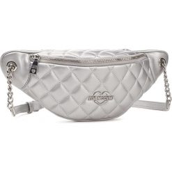 Torebki klasyczne damskie: Saszetka nerka LOVE MOSCHINO - JC4007PP15LA0902 Argento
