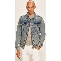 Produkt by Jack & Jones - Kurtka jeansowa. Białe płaszcze męskie PRODUKT by Jack & Jones, xl, bez wzorów, z bawełny, krótkie, bez kaptura. Za 149,90 zł.