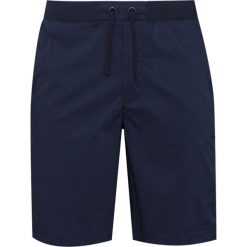 Szorty EMPORIO ARMANI EA7. Niebieskie kąpielówki męskie EA7 Emporio Armani, bez wzorów, z tkaniny. W wyprzedaży za 250,00 zł.