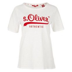 S.Oliver Koszulka Damska 34 Kremowa. Koszulki damskie S.Oliver. Za 79,00 zł.