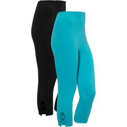 Cellbes Legginsy 3/4 2 Pack turkusowy czarny female niebieski/turkusowy/czarny 46/48. Niebieskie legginsy damskie Cellbes, m, z gumy, biznesowe. Za 129,00 zł.