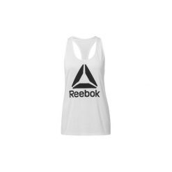 Topy na ramiączkach / T-shirty bez rękawów Reebok Sport Koszulka bez rękawów WOR Supremium Logo. Białe bluzki sportowe damskie marki Reebok Sport, s. Za 89,95 zł.