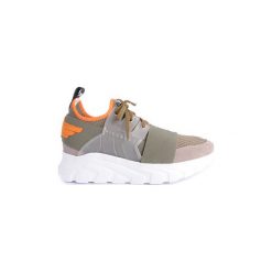 Buty John Richmond 7005 A / Suede. Zielone trampki męskie John Richmond, bez wzorów, bez zapięcia. Za 1199,00 zł.