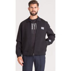 BLUZA ARMANI EXCHANGE. Czarne bluzy męskie Armani Exchange, s, z aplikacjami, z materiału, bez kołnierzyka, bez rękawów, bez kaptura. Za 749,00 zł.