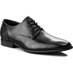 Półbuty CALVIN KLEIN BLACK LABEL - Lucca F1491 Black. Czarne buty wizytowe męskie marki Calvin Klein Black Label, ze skóry, na sznurówki. W wyprzedaży za 499,00 zł.