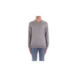 Swetry Fred Perry K5522. Szare swetry męskie Fred Perry, s, bez wzorów, bez kołnierzyka, bez kaptura. Za 564,03 zł.