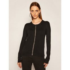 Kardigan Liu Jo MF0004 MA49I. Czarne swetry damskie Liu Jo, xs, bez wzorów, bez rękawów, bez kaptura. Za 449,00 zł.