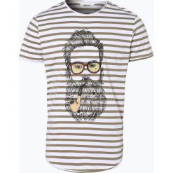 Solid - T-shirt męski - Malik, zielony. Zielone t-shirty męskie marki Solid, s, w paski. Za 89,95 zł.