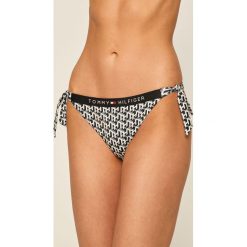 Tommy Hilfiger - Figi kąpielowe. Niebieskie stroje kąpielowe damskie TOMMY HILFIGER, s, bez wzorów, z elastanu. W wyprzedaży za 139,90 zł.