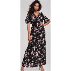 Czarna Sukienka Vine. Czarne sukienki damskie other, s, bez wzorów, eleganckie, bez kołnierzyka, z długim rękawem, długie, mini. Za 79,99 zł.
