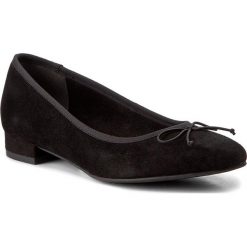 Półbuty TAMARIS - 1-22201-39 Black 001. Czarne półbuty damskie skórzane Tamaris, na płaskiej podeszwie. W wyprzedaży za 169,00 zł.
