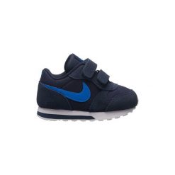 Buty Dziecko Nike Boys' MD Runner 2 (TD) Toddler Shoe. Niebieskie trampki dziewczęce Nike, bez wzorów, bez zapięcia. Za 113,92 zł.