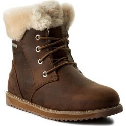 Śniegowce EMU AUSTRALIA - Shoreline Leather Lo W11588 Oak. Pomarańczowe kozaki damskie EMU Australia, na zimę, ze skóry, bez obcasa, bez zapięcia. W wyprzedaży za 599,00 zł.