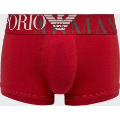 Emporio Armani - Bokserki. Czerwone bokserki męskie marki Emporio Armani, z elastanu. W wyprzedaży za 119,90 zł.