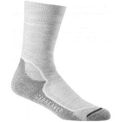 Skarpetki damskie: Icebreaker Skarpetki Trekkingowe Wmns Hike+ Medium Crew Blizzard Hthr/White/Oil S