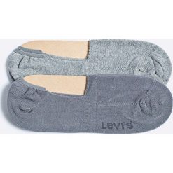 Levi's - Stopki (2-Pack). Szare skarpetki męskie Levi's®, bez wzorów, z elastanu. Za 39,90 zł.