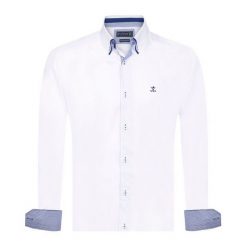 Sir Raymond Tailor Koszula Męska Gutta M Biała. Białe koszule męskie Sir Raymond Tailor, m, z aplikacjami, bez kołnierzyka, bez rękawów. Za 149,00 zł.