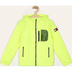 Tommy Hilfiger - Kurtka dziecięca 128-176 cm. Żółte kurtki chłopięce z tkaniny, krótkie. Za 599,90 zł.