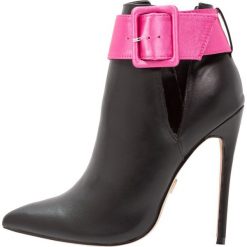 Botki damskie: Lost Ink NOLA STRAP STILETTO Botki na obcasie black