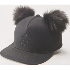 Czapka z daszkiem Mickey Mouse - Czarny. Czarne czapki z daszkiem damskie House, z motywem z bajki. Za 39,99 zł.