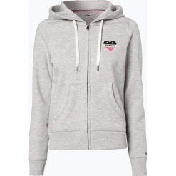 Bluzy damskie: Tommy Jeans – Damska bluza rozpinana, szary