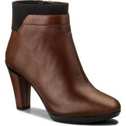 Botki GEOX - D Inspirat St. E D54G9E 000LC C0013 Brown. Brązowe botki damskie skórzane Geox. W wyprzedaży za 359,00 zł.