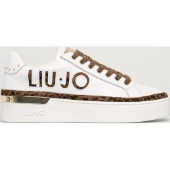 Liu Jo - Buty. Białe buty sportowe damskie Liu Jo, bez wzorów, z gumy, sportowe. Za 659,90 zł.