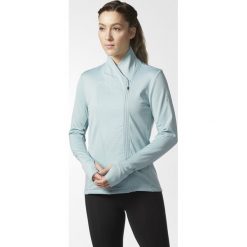 Kurtka adidas Supernova Climaheat Wrap Jacket W Błękitna. Niebieskie kamizelki damskie Adidas, bez wzorów, bez kaptura. Za 279,99 zł.