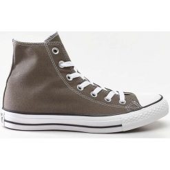 Converse szare 1j793. Szare trampki i tenisówki damskie Converse, bez wzorów, z gumy, na sznurówki. W wyprzedaży za 289,00 zł.