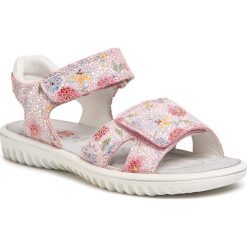 Sandały SUPERFIT - 6-09004-56 S Rosa. Różowe sandały dziewczęce Superfit, ze skóry, bez zapięcia. W wyprzedaży za 199,00 zł.