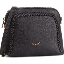 Torebka LIU JO - Xs Crossbody Ceresi N68054 E0033 Nero 22222. Czarne torebki klasyczne damskie marki Liu Jo, na imprezę, bez wzorów, ze skóry ekologicznej, bez dodatków. W wyprzedaży za 289,00 zł.