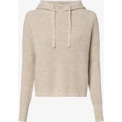 Opus - Sweter damski – Paisana, beżowy. Brązowe swetry damskie Opus, bez wzorów, z dzianiny, bez rękawów, z kapturem. Za 329,95 zł.