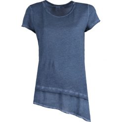 T-shirt DEHA Niebieski. Niebieskie t-shirty damskie marki Deha, z bawełny, klasyczne, z klasycznym kołnierzykiem. Za 87,00 zł.