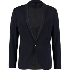 DRYKORN BOUSSAC Marynarka garniturowa dark blue. Niebieskie marynarki męskie slim fit DRYKORN, z elastanu. Za 1049,00 zł.