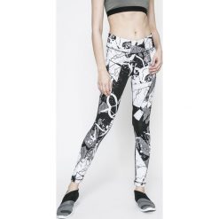 Reebok - Legginsy. Czarne rurki damskie Reebok, s, z elastanu. W wyprzedaży za 99,90 zł.